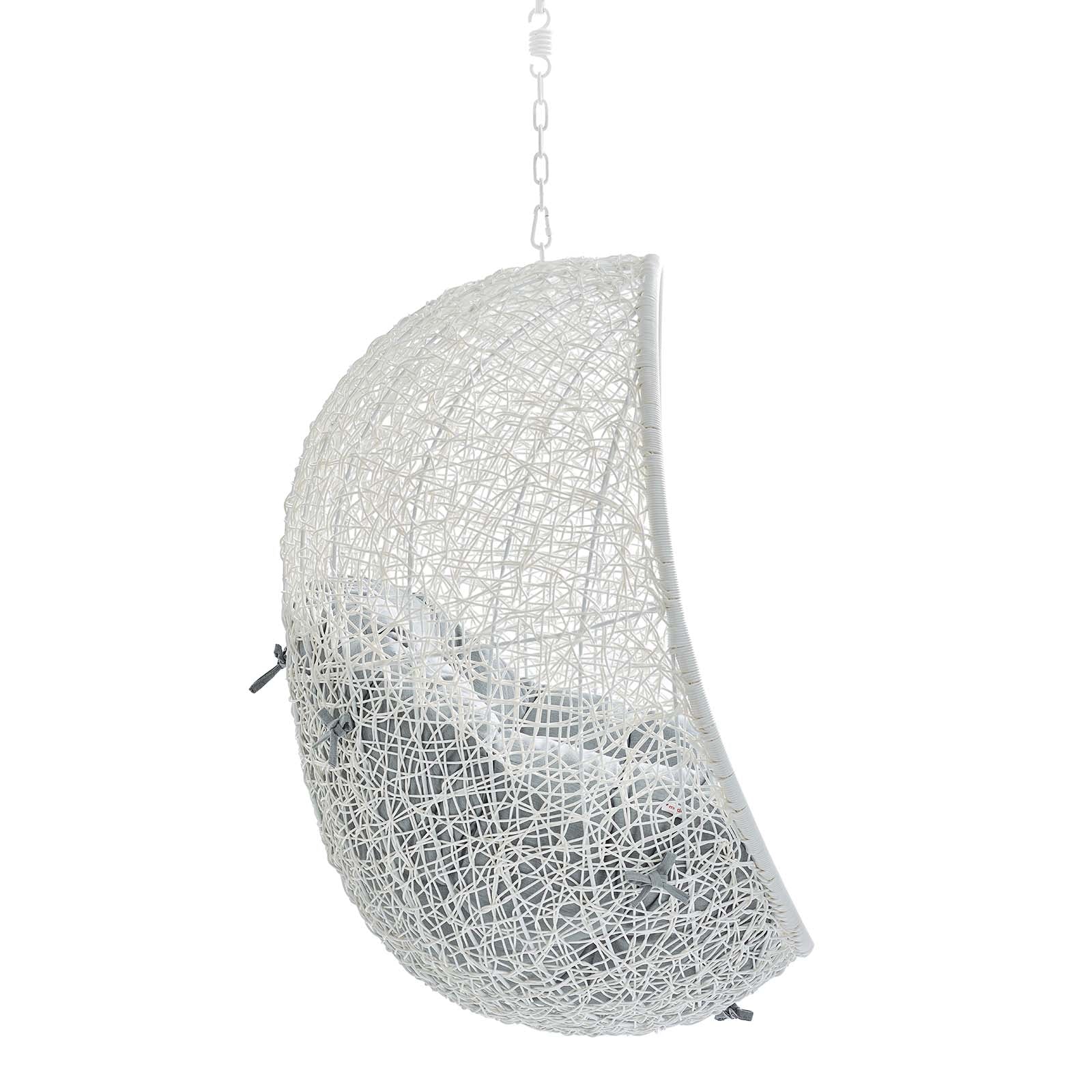 Hide Sunbrella® Fabric Swing Outdoor Patio Lounge Chair Without Stand - Image 34