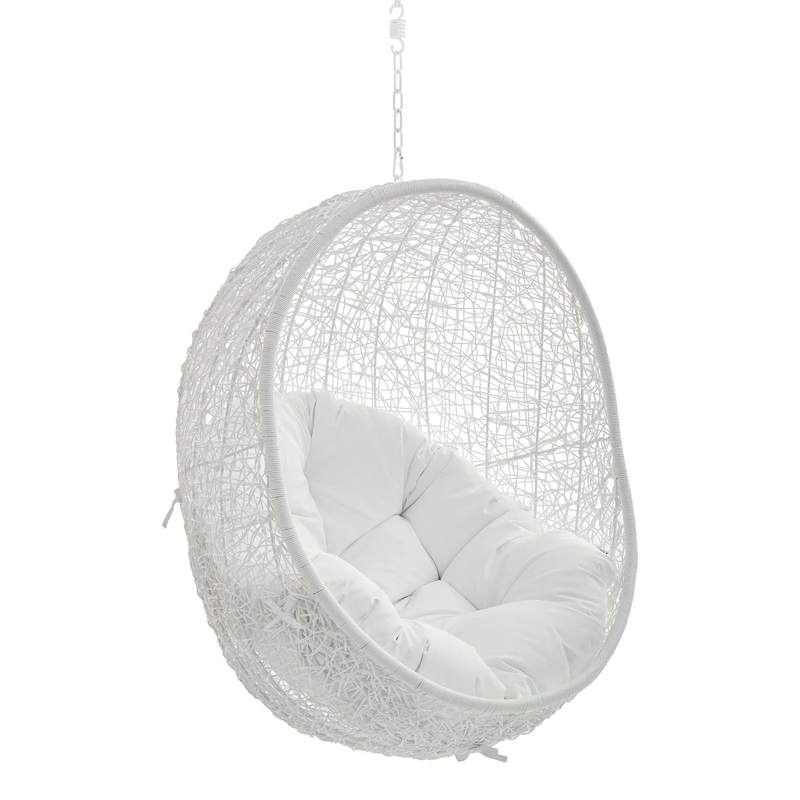 Hide Sunbrella® Fabric Swing Outdoor Patio Lounge Chair Without Stand - Image 45