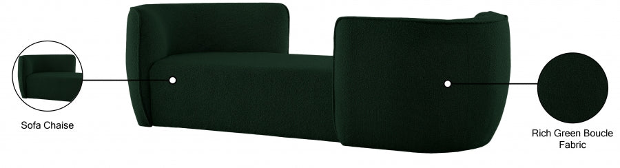 Hilton Boucle Fabric Chaise Lounge - Image 46
