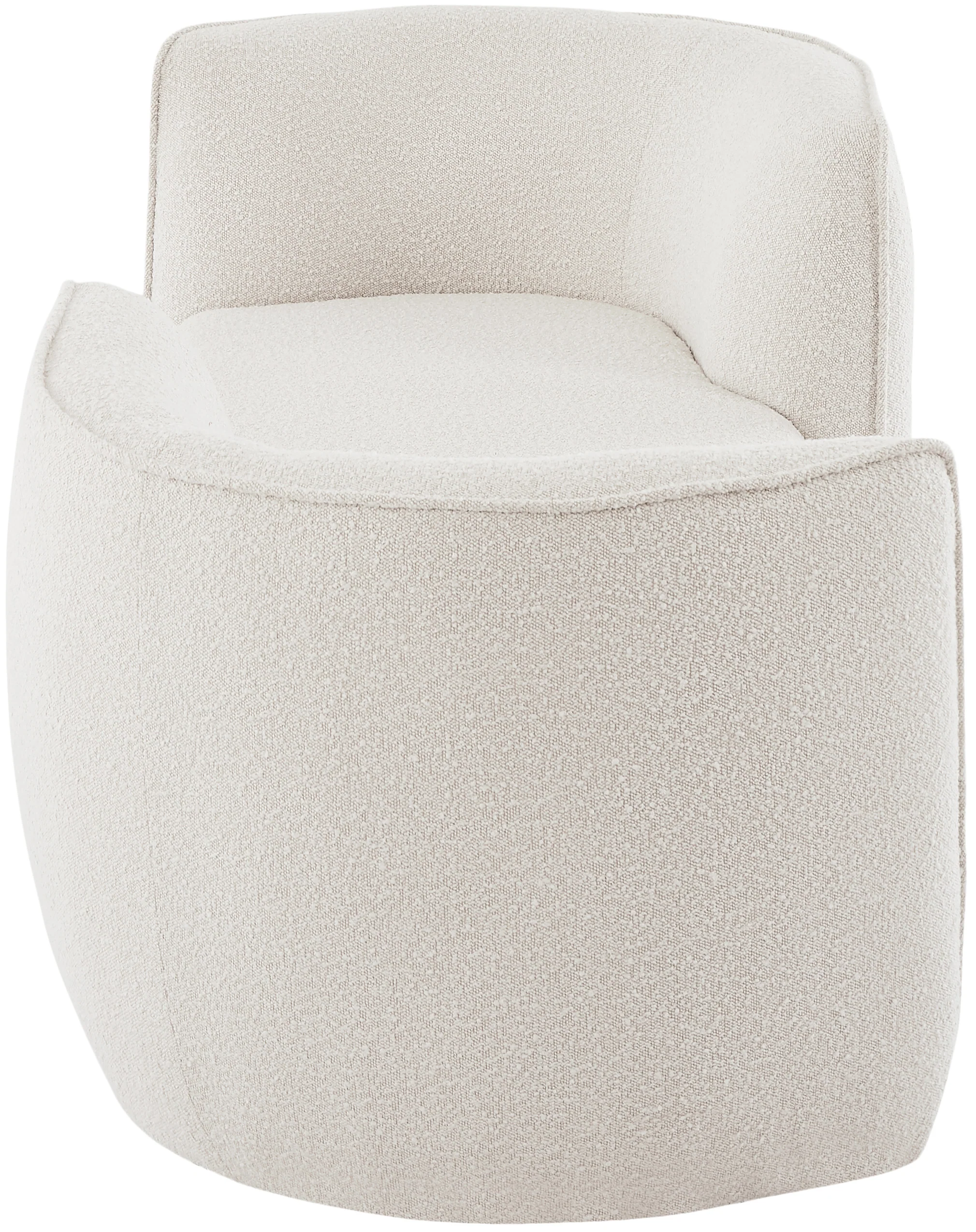 Hilton Boucle Fabric Chaise Lounge - Image 5