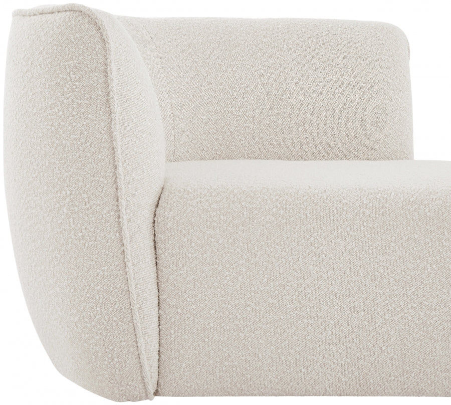 Hilton Boucle Fabric Chaise Lounge - Image 7