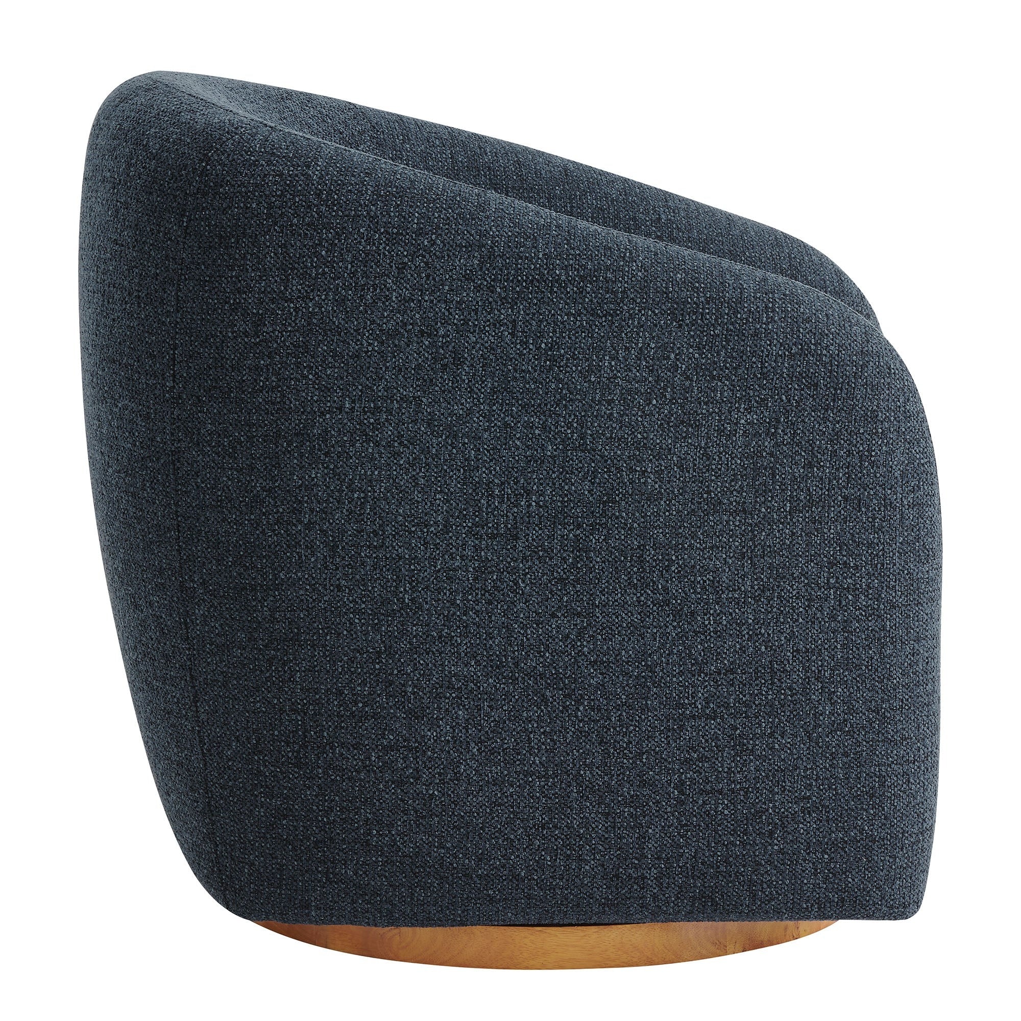 Holland Swivel Chenille Fabric Armchair - Image 16