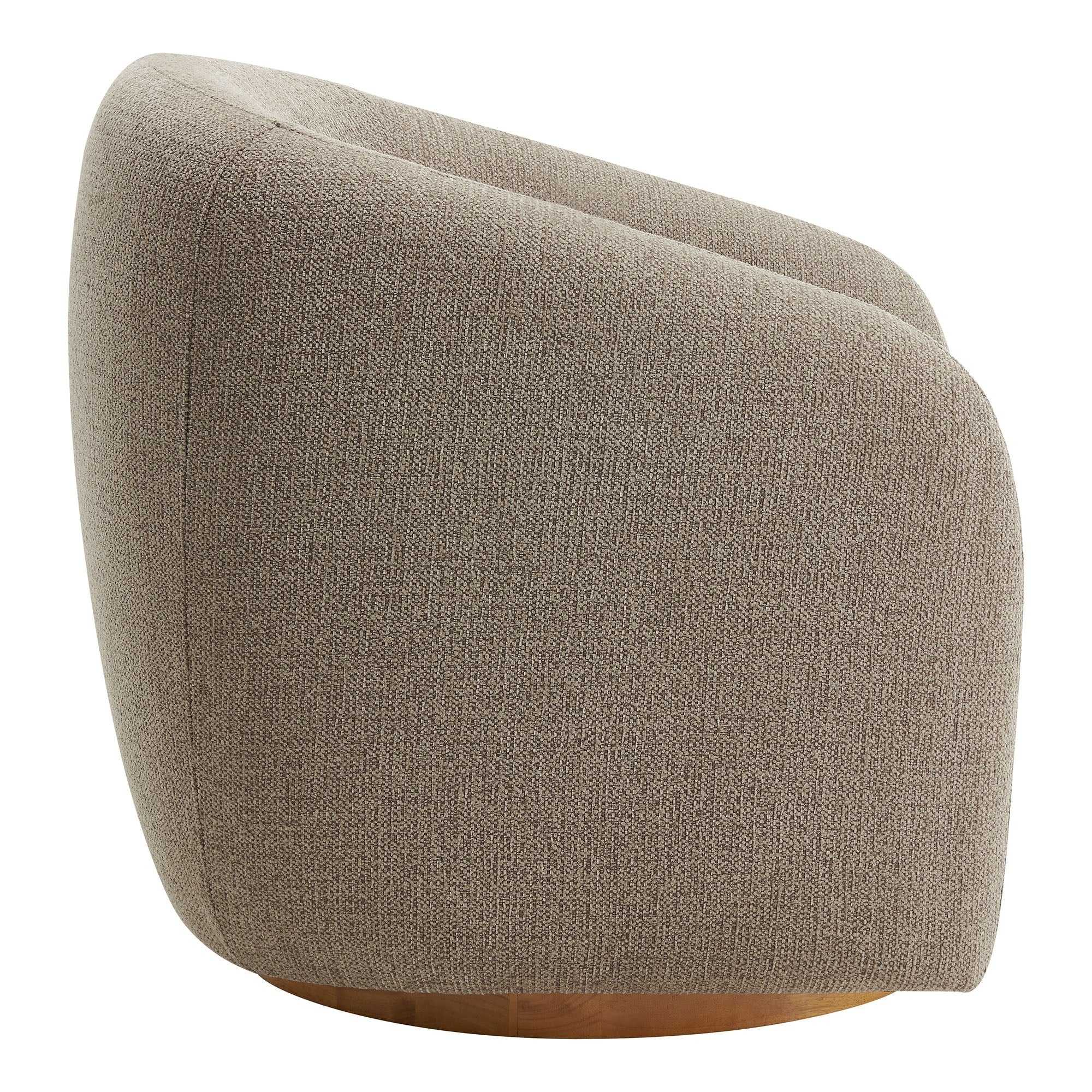 Holland Swivel Chenille Fabric Armchair - Image 25