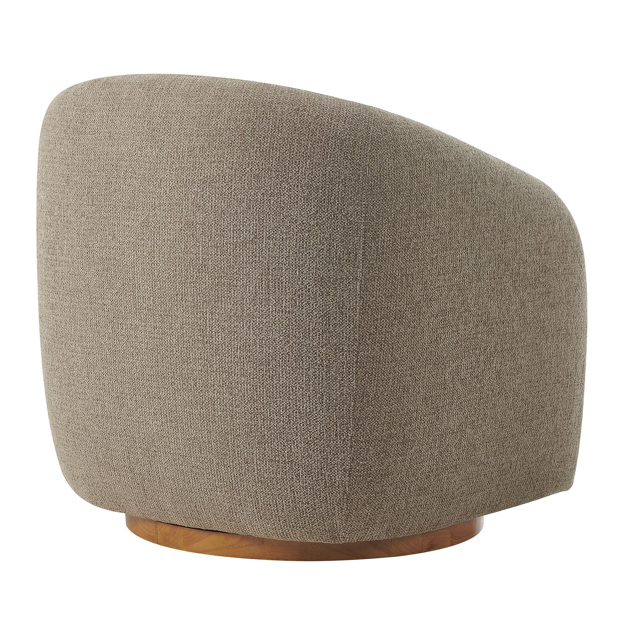 Holland Swivel Chenille Fabric Armchair - Image 26