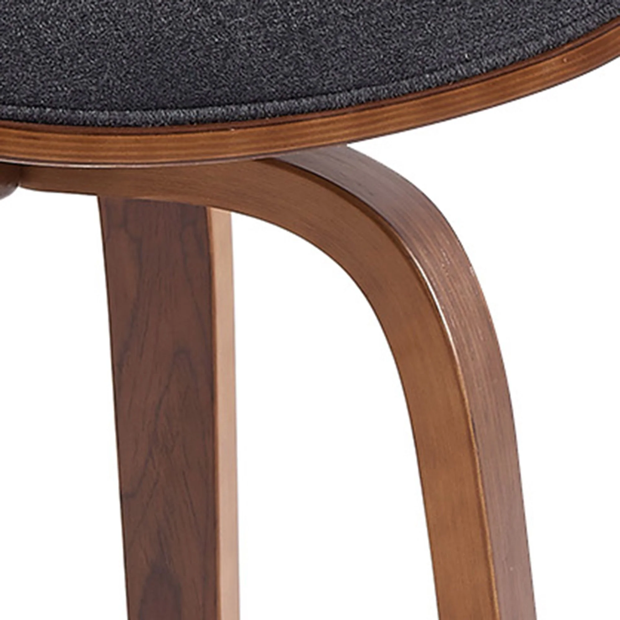 Holt 26" Counter Stool in Charcoal and Walnut - Image 4