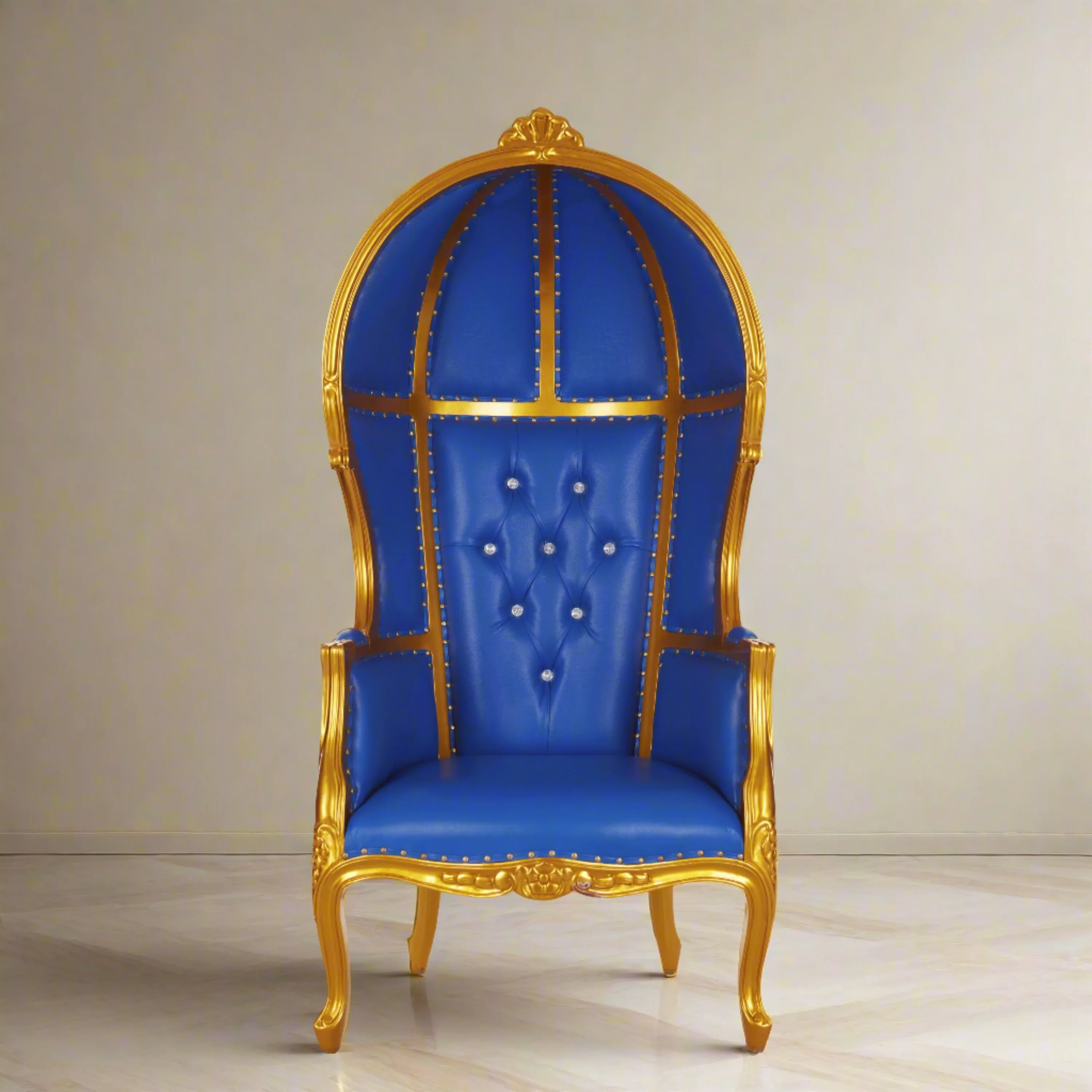Hooded Canopy 65 Bridal Throne Chair - Image 5