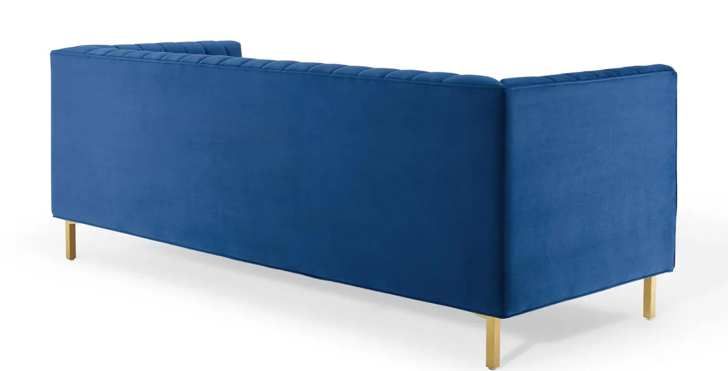 Huille Velvet Sofa - Image 13