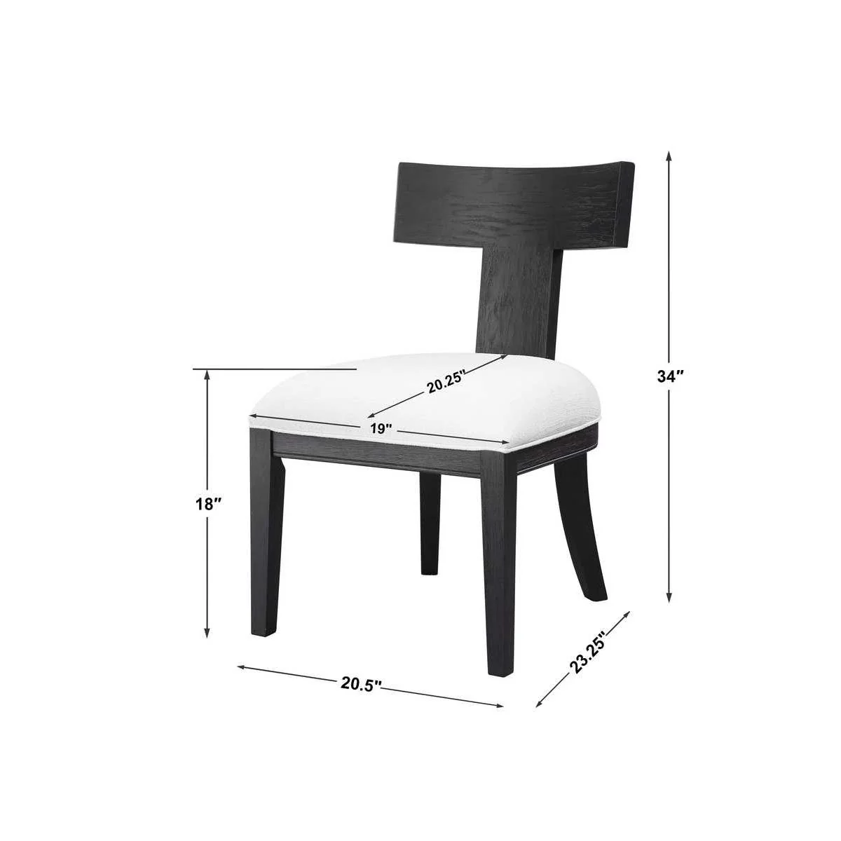 Idris Armless Chair - Image 8