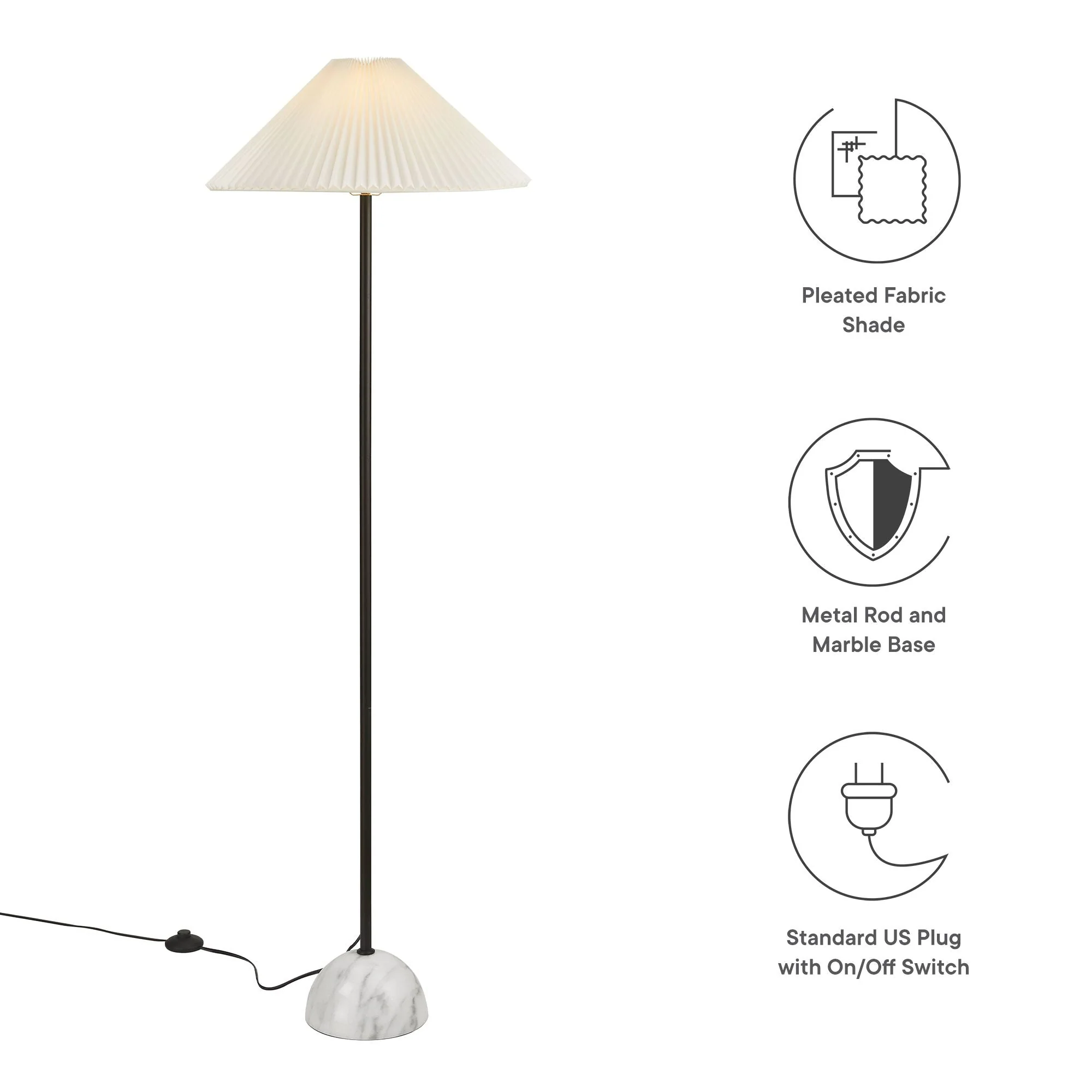 Illusion Marble Dome Floor Lamp - Image 10