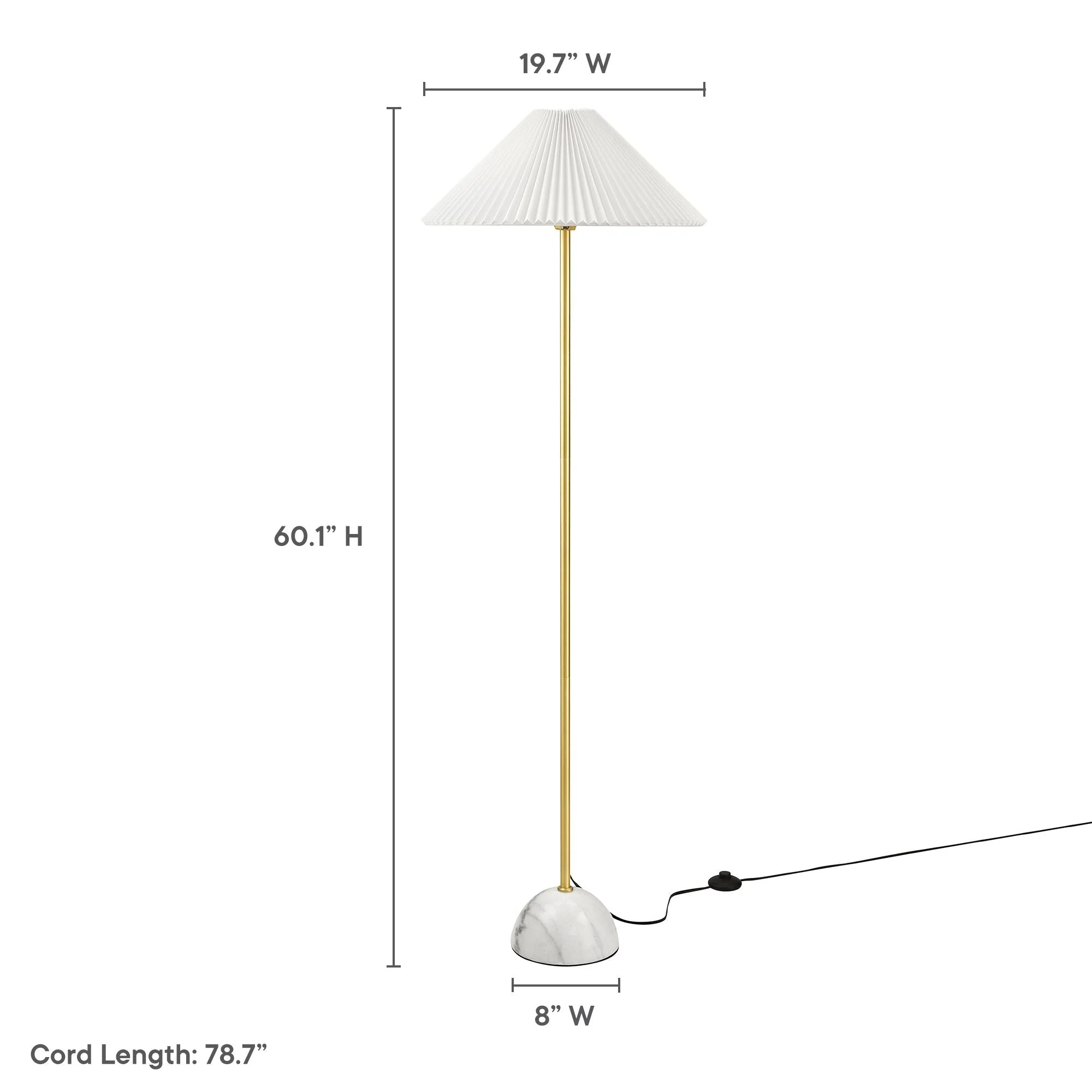 Illusion Marble Dome Floor Lamp - Image 18