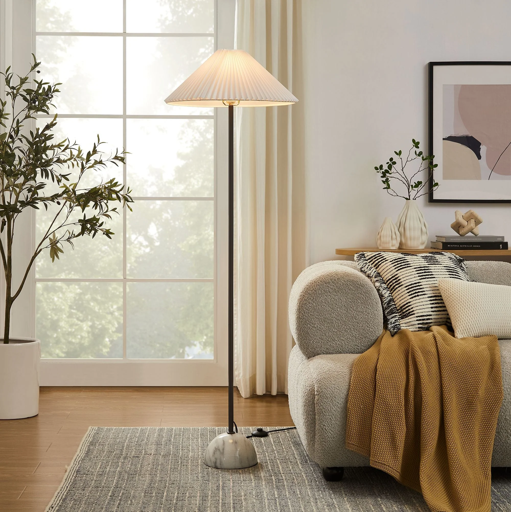 Illusion Marble Dome Floor Lamp - Image 2
