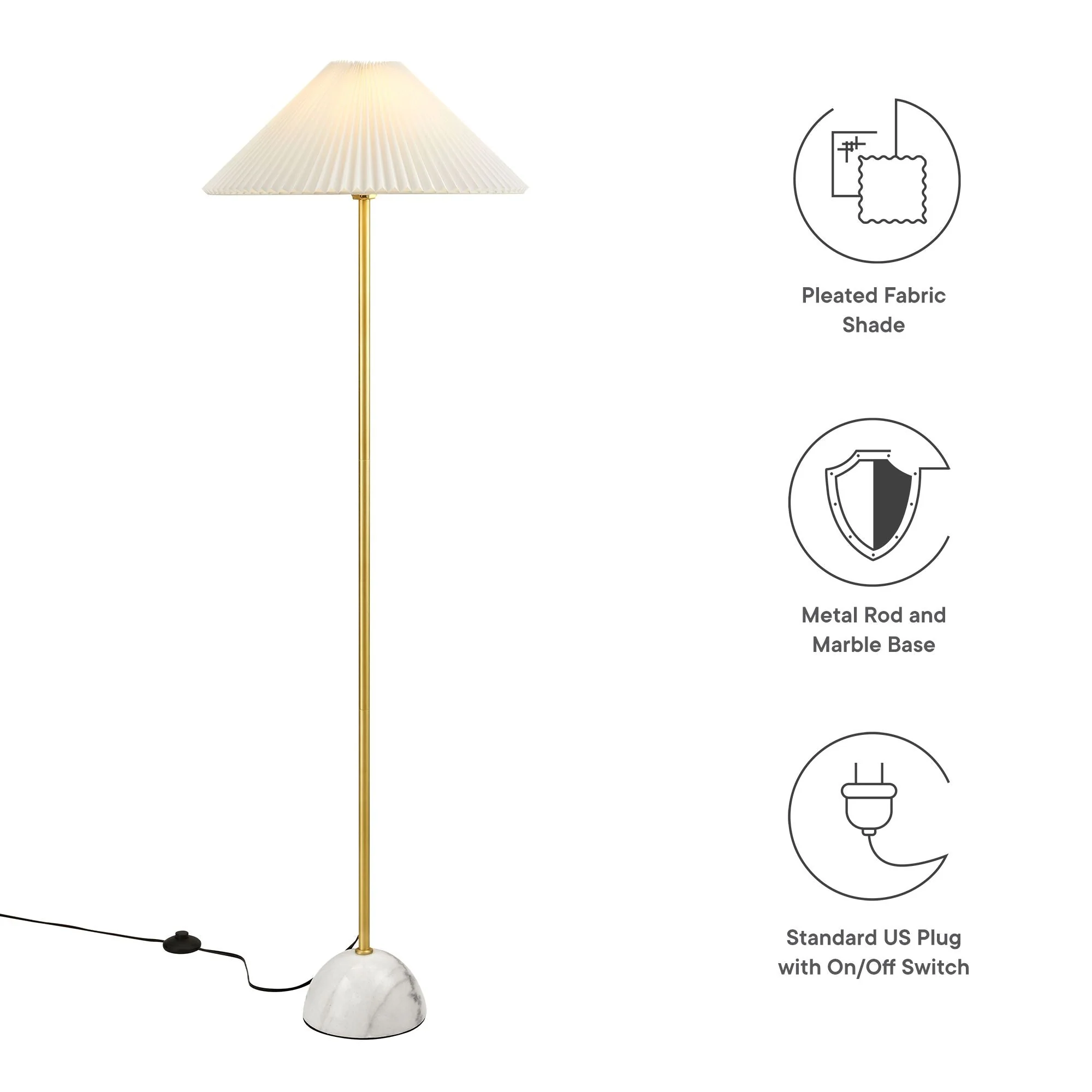 Illusion Marble Dome Floor Lamp - Image 20