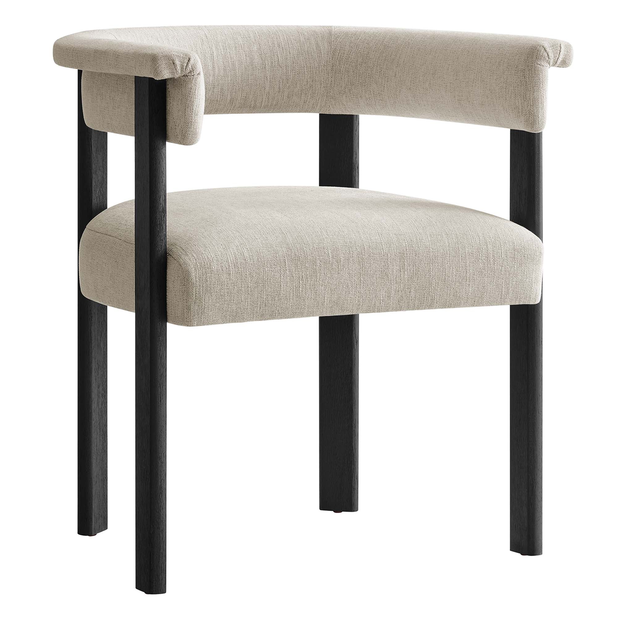 Imogen Fabric Upholstered Barrel Dining Chairs Set of 2 - Image 15