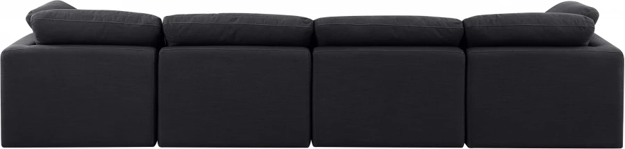 Indulge Linen Textured Fabric Sofa - Image 10