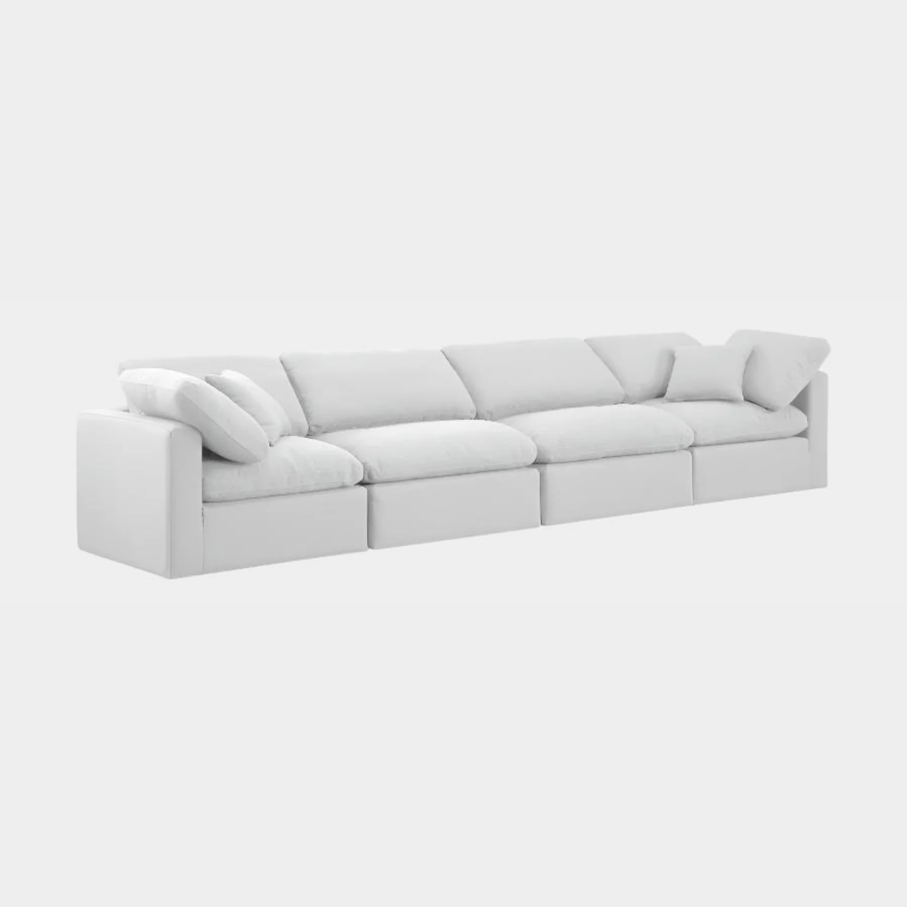 Indulge Linen Textured Fabric Sofa - Image 26
