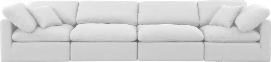 Indulge Linen Textured Fabric Sofa - Image 29