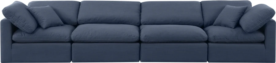 Indulge Linen Textured Fabric Sofa - Image 36