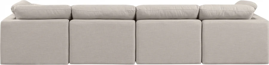 Indulge Linen Textured Fabric Sofa - Image 44