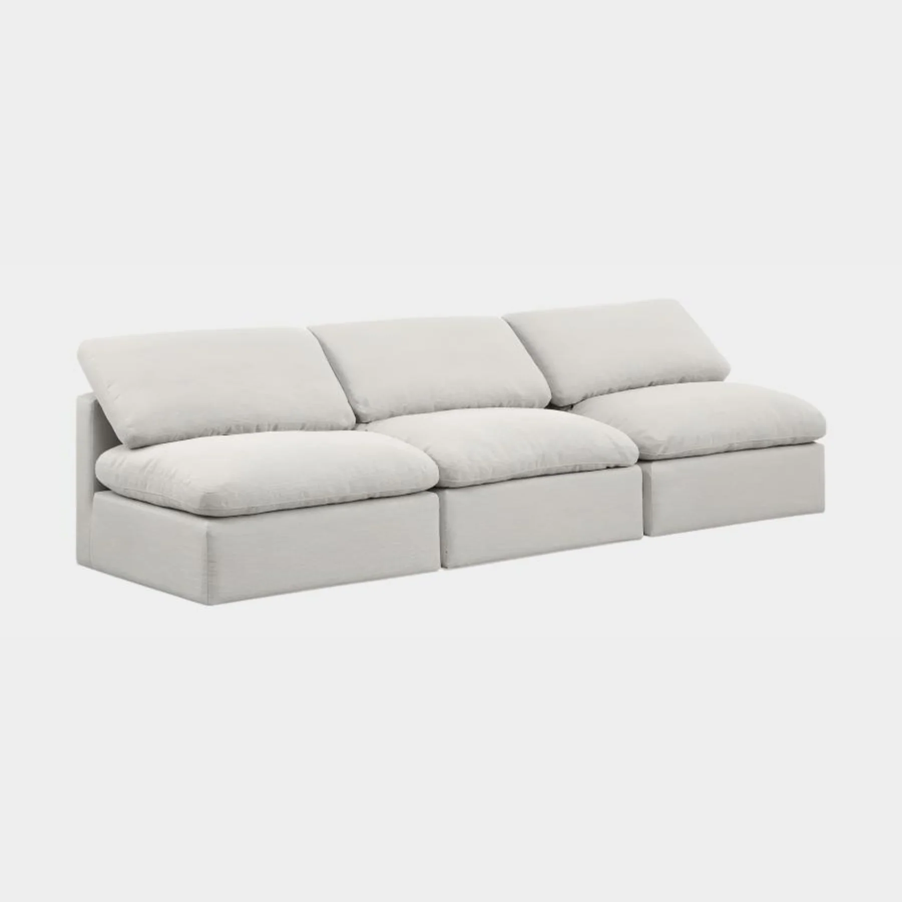 Indulge Linen Textured Fabric Sofa - Image 23