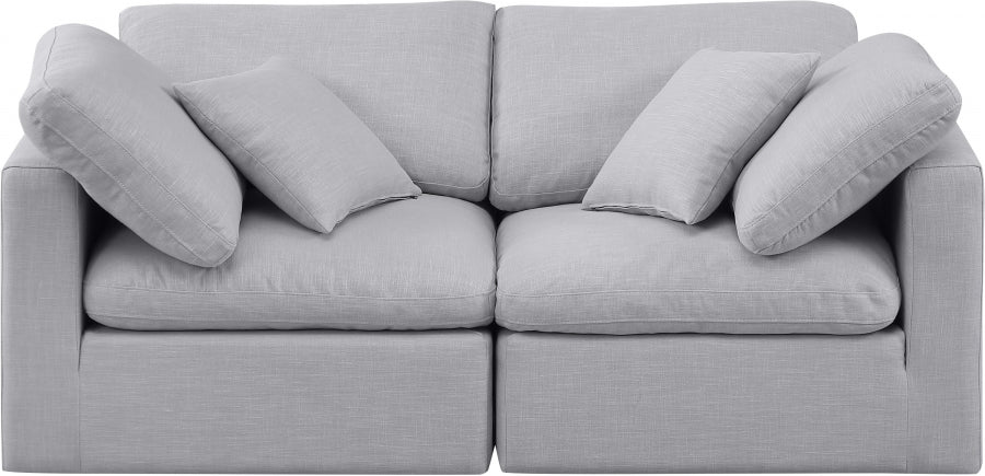 Indulge Linen Textured Fabric Sofa - Image 22