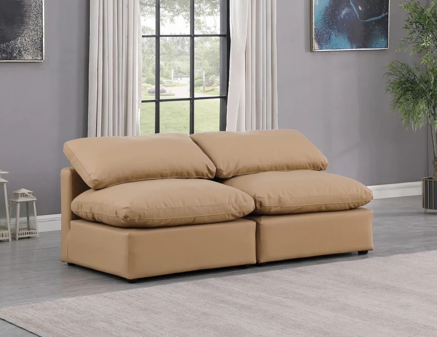 Indulge Vegan Leather Sofa - Image 34