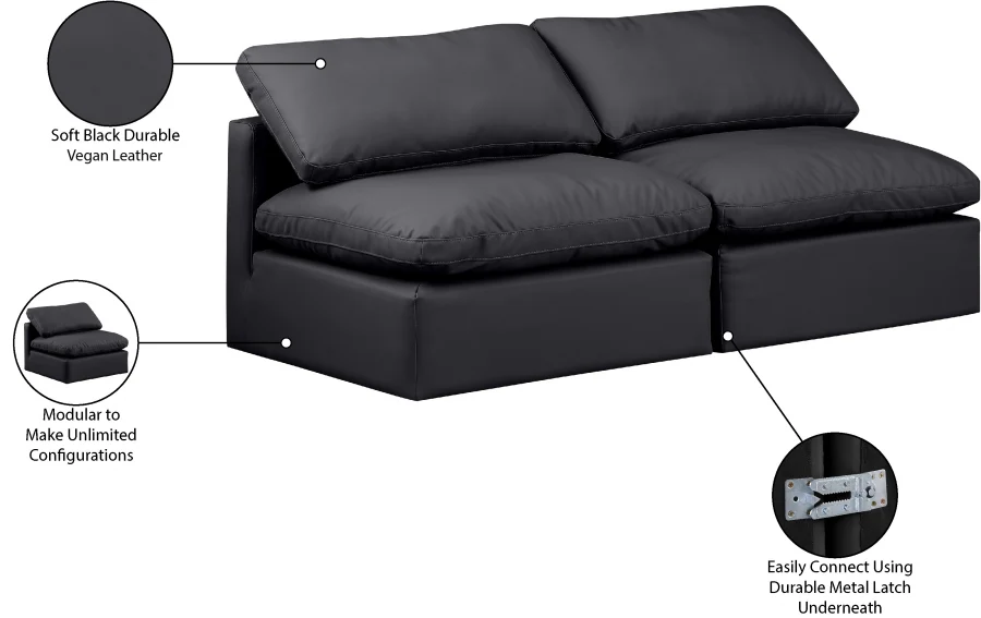 Indulge Vegan Leather Sofa - Image 8