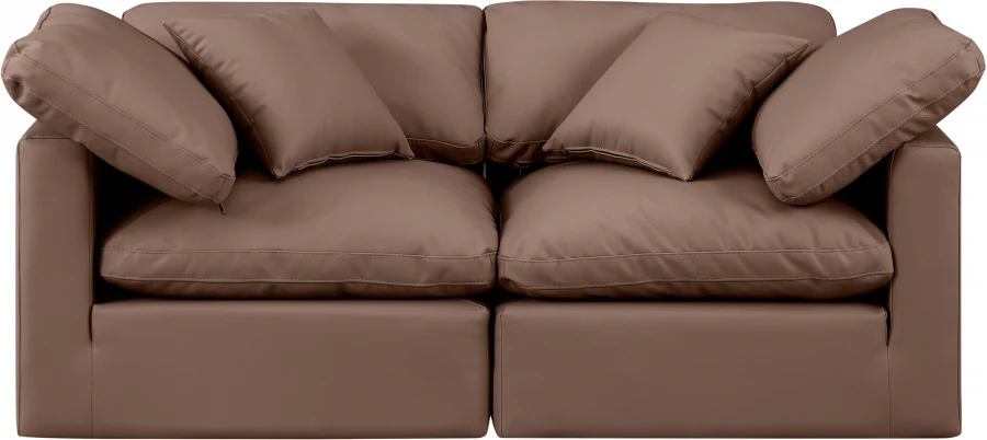 Indulge Vegan Leather Sofa - Image 40