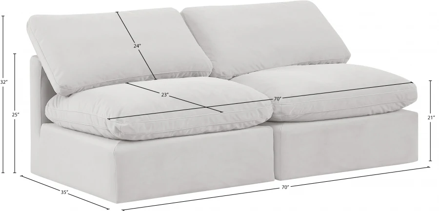 Indulge Velvet Sofa - Image 30