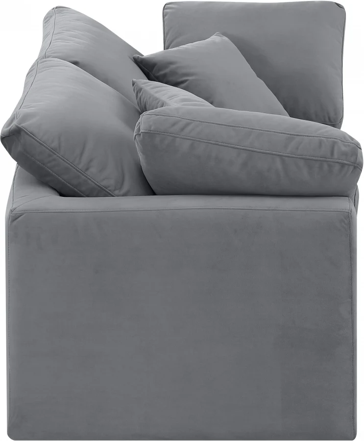 Indulge Velvet Sofa - Image 5