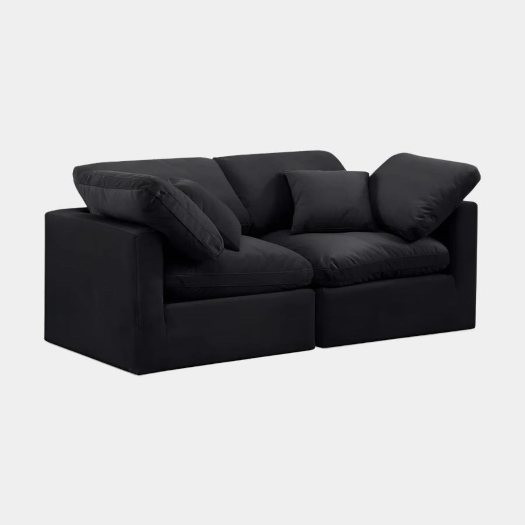 Indulge Velvet Sofa - Image 9