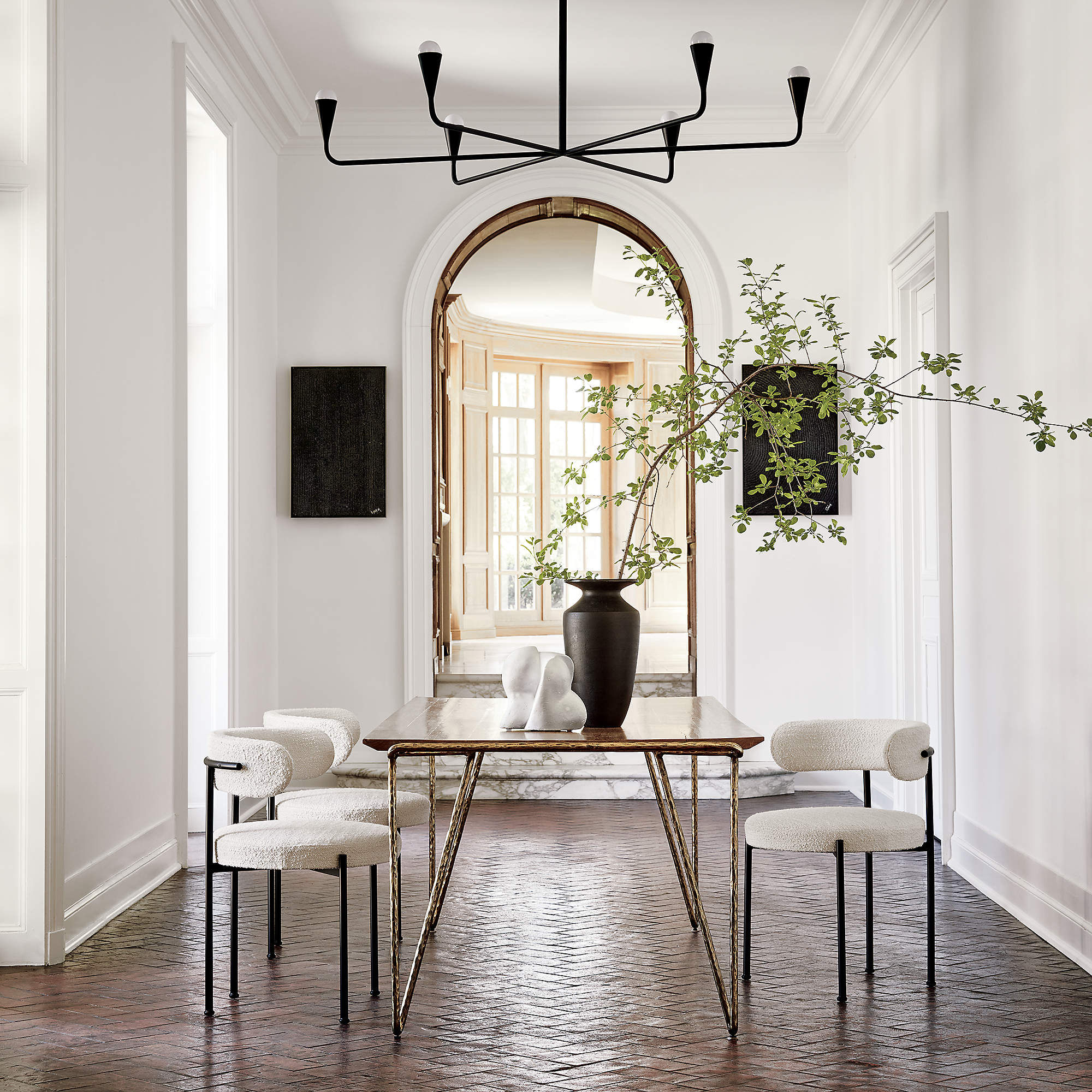 Libera Inesse Boucle Dining Chair - Image 10