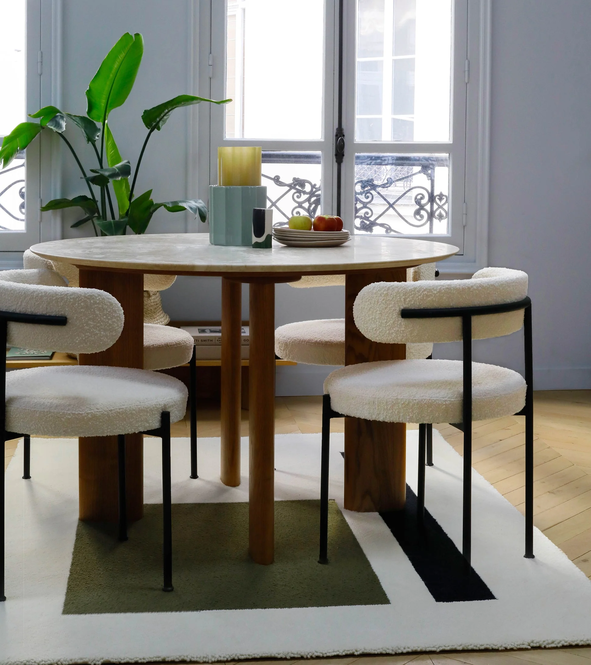 Libera Inesse Boucle Dining Chair - Image 11