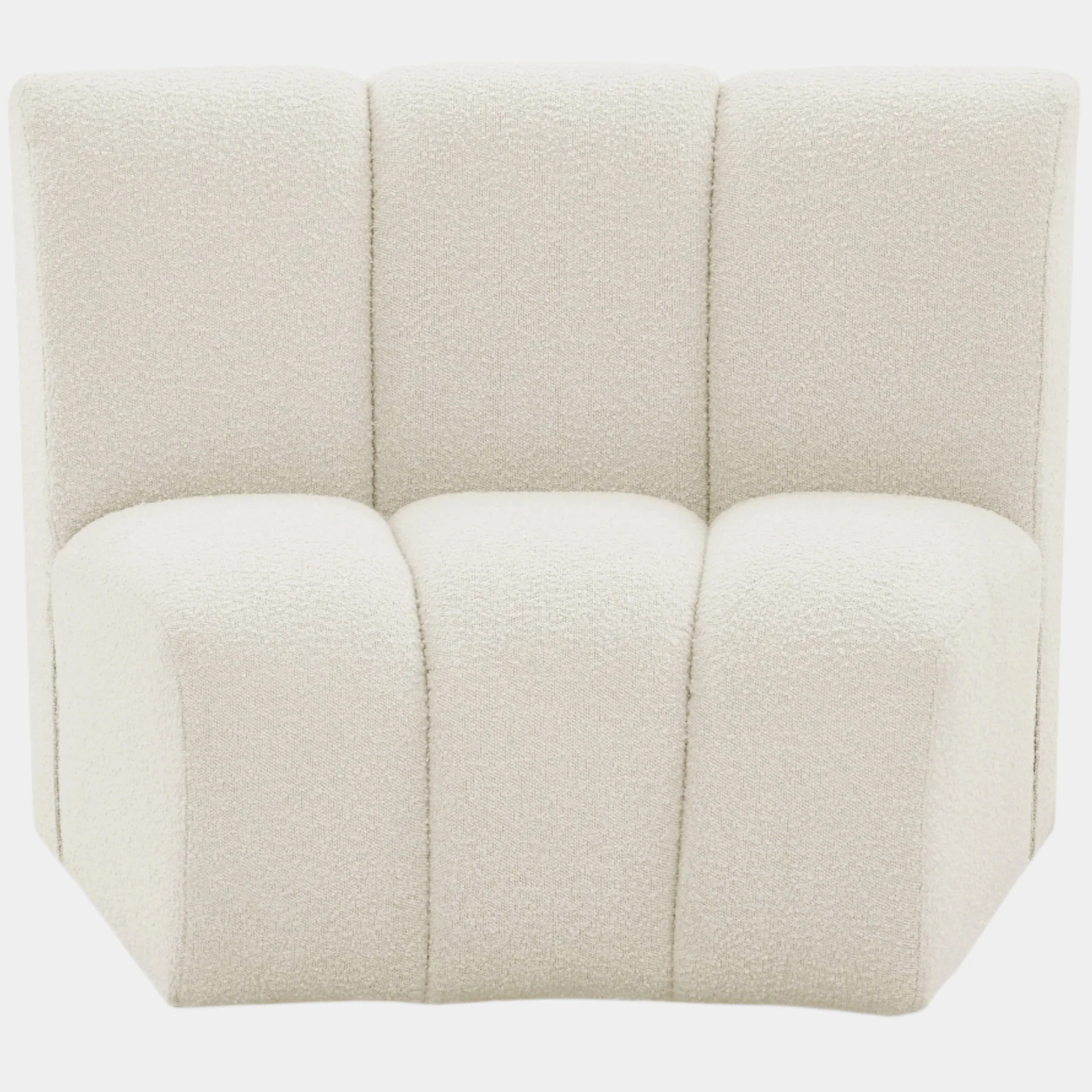 Infinity Boucle Fabric Upholstered Modular Chair - Image 9