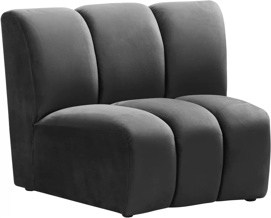 Infinity Velvet Upholstered Modular Chair - Image 11