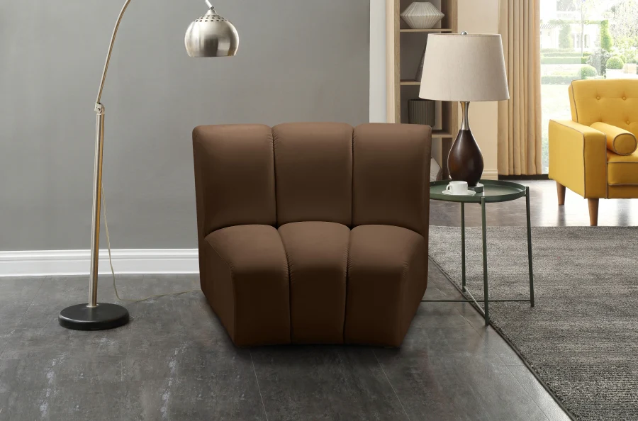 Infinity Velvet Upholstered Modular Chair - Image 48