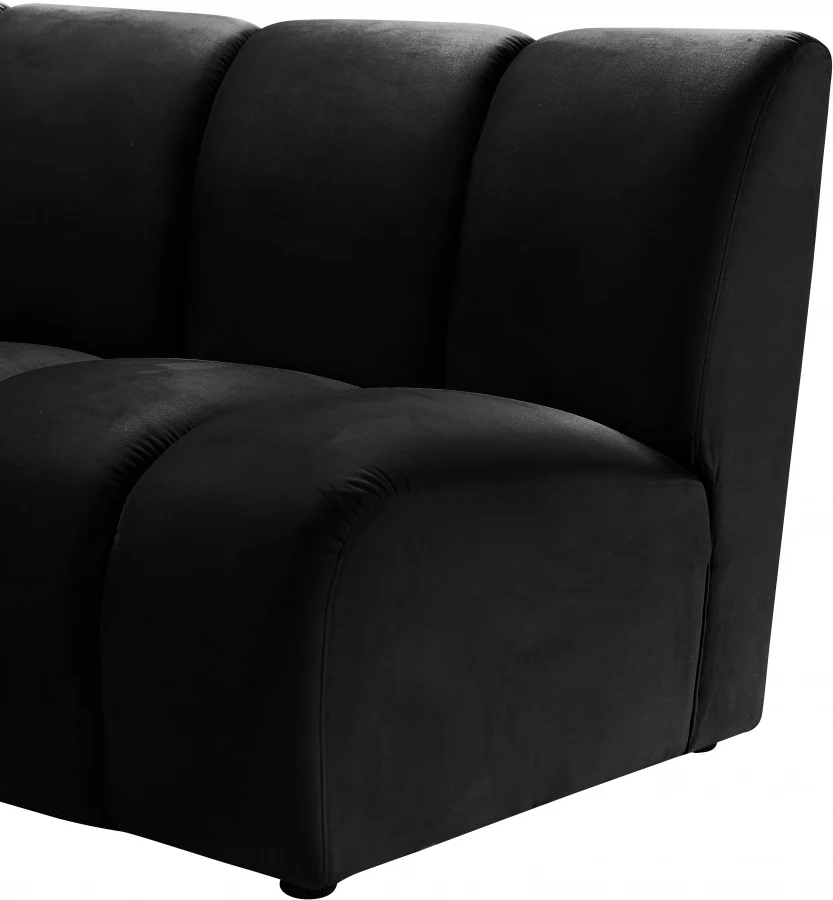 Infinity Velvet Upholstered Modular Chair - Image 5