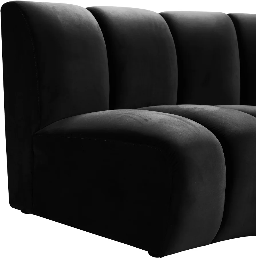 Infinity Velvet Upholstered Modular Chair - Image 6