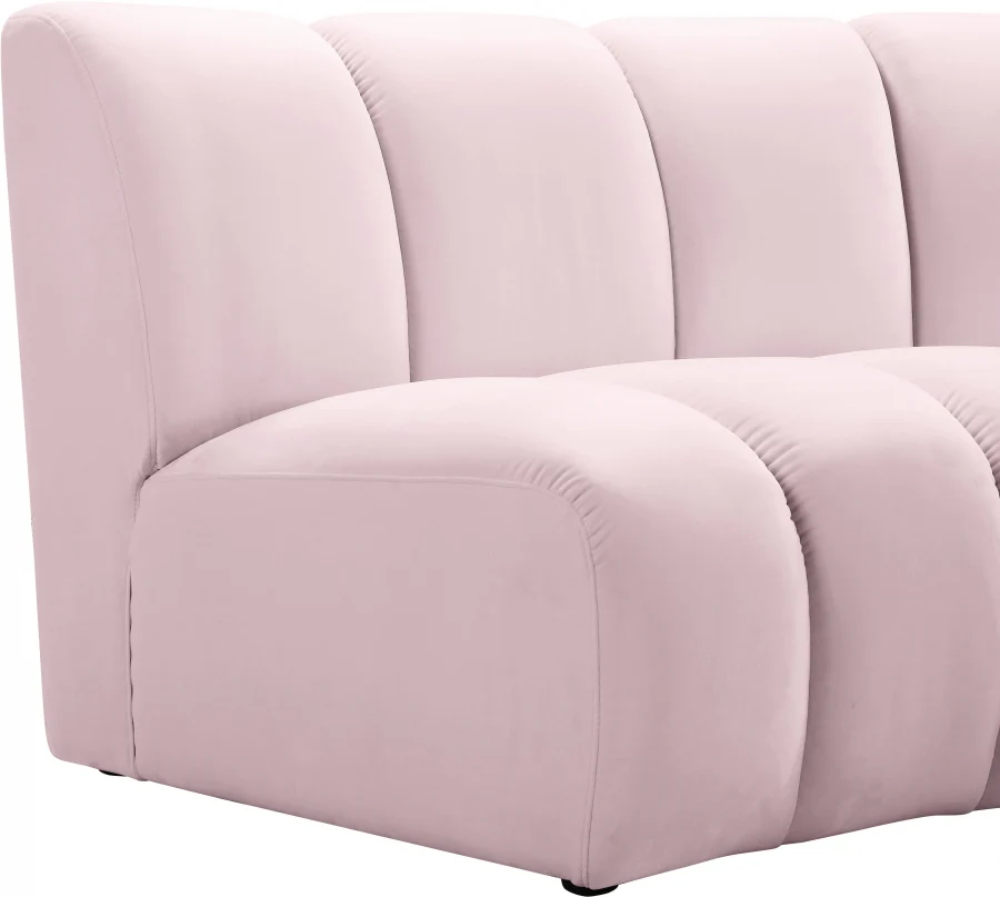 Infinity Velvet Upholstered Modular Chair - Image 64