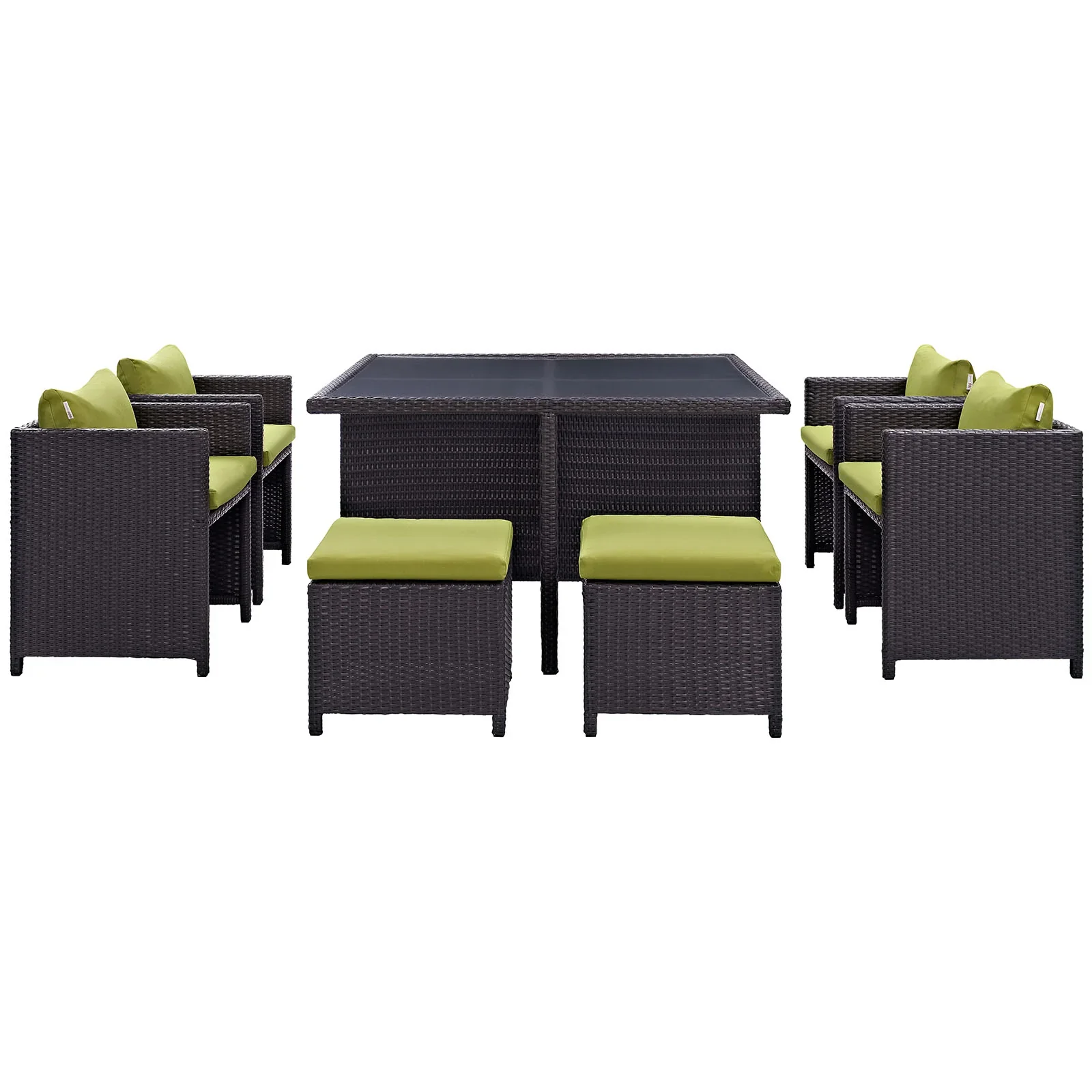 Inverse 9 Piece Outdoor Patio Dining Set - Image 19