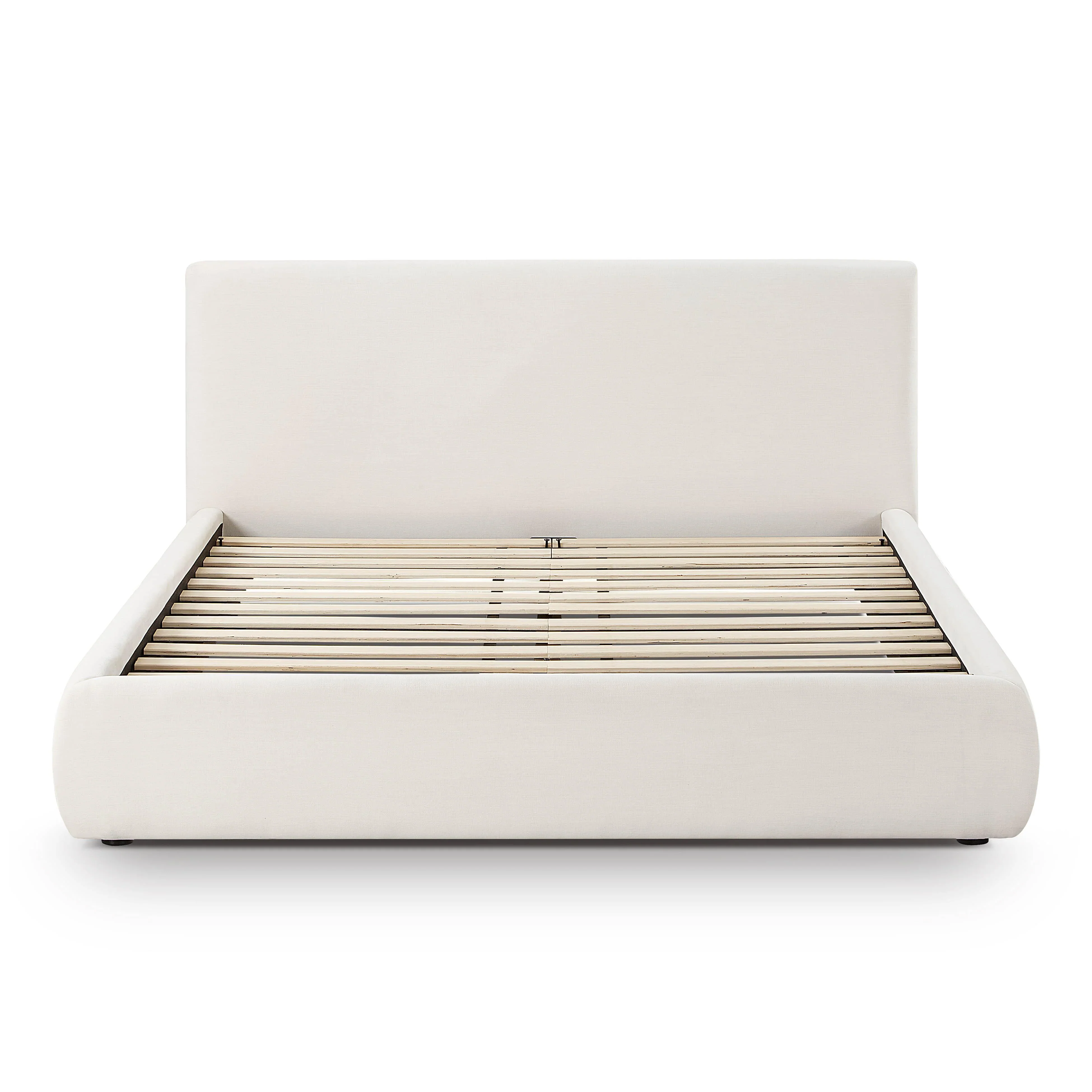 Isla Cream Upcycled Performance Linen Bed - Image 6