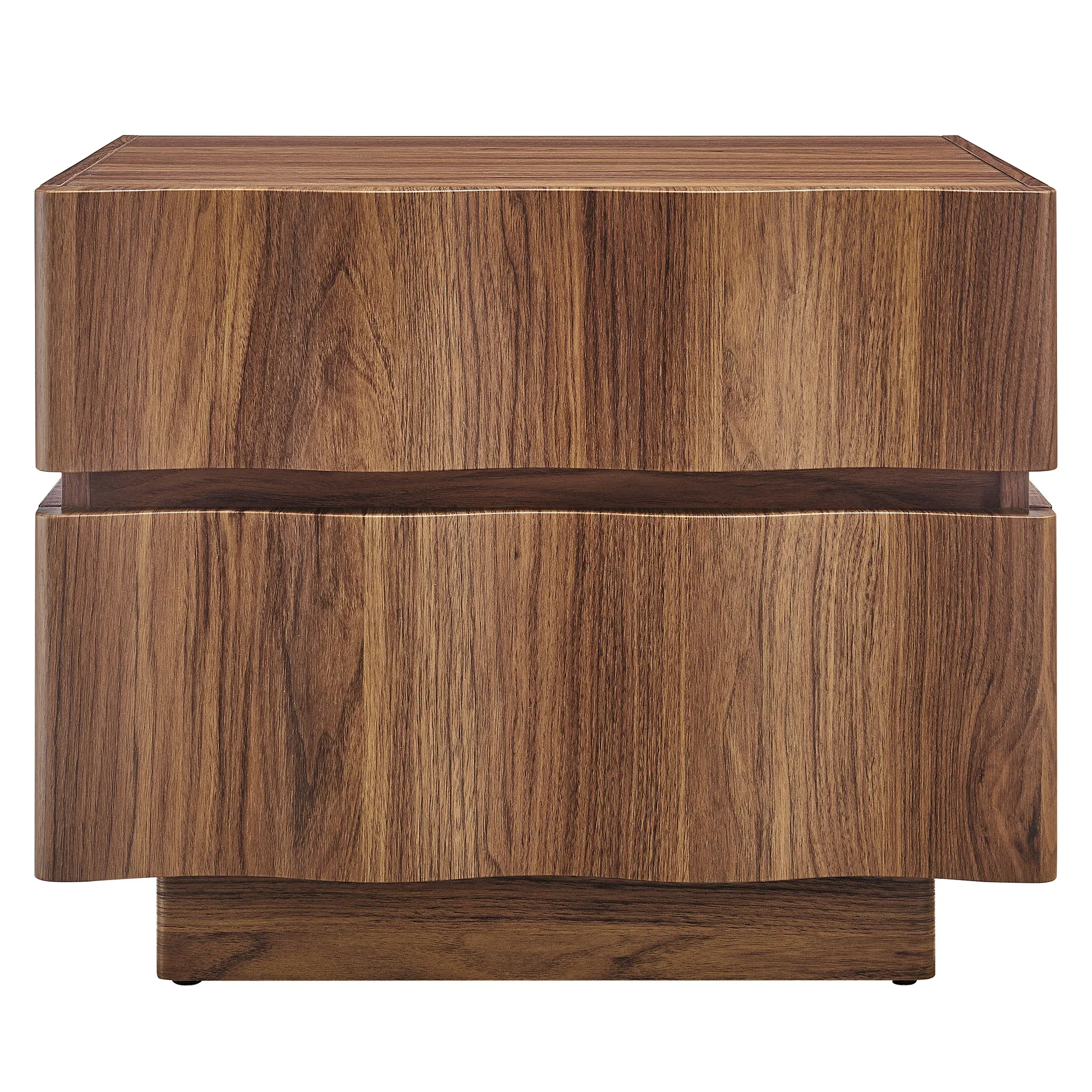 Isola 2 Drawer Nightstand in Light Oak Walnut - Image 16