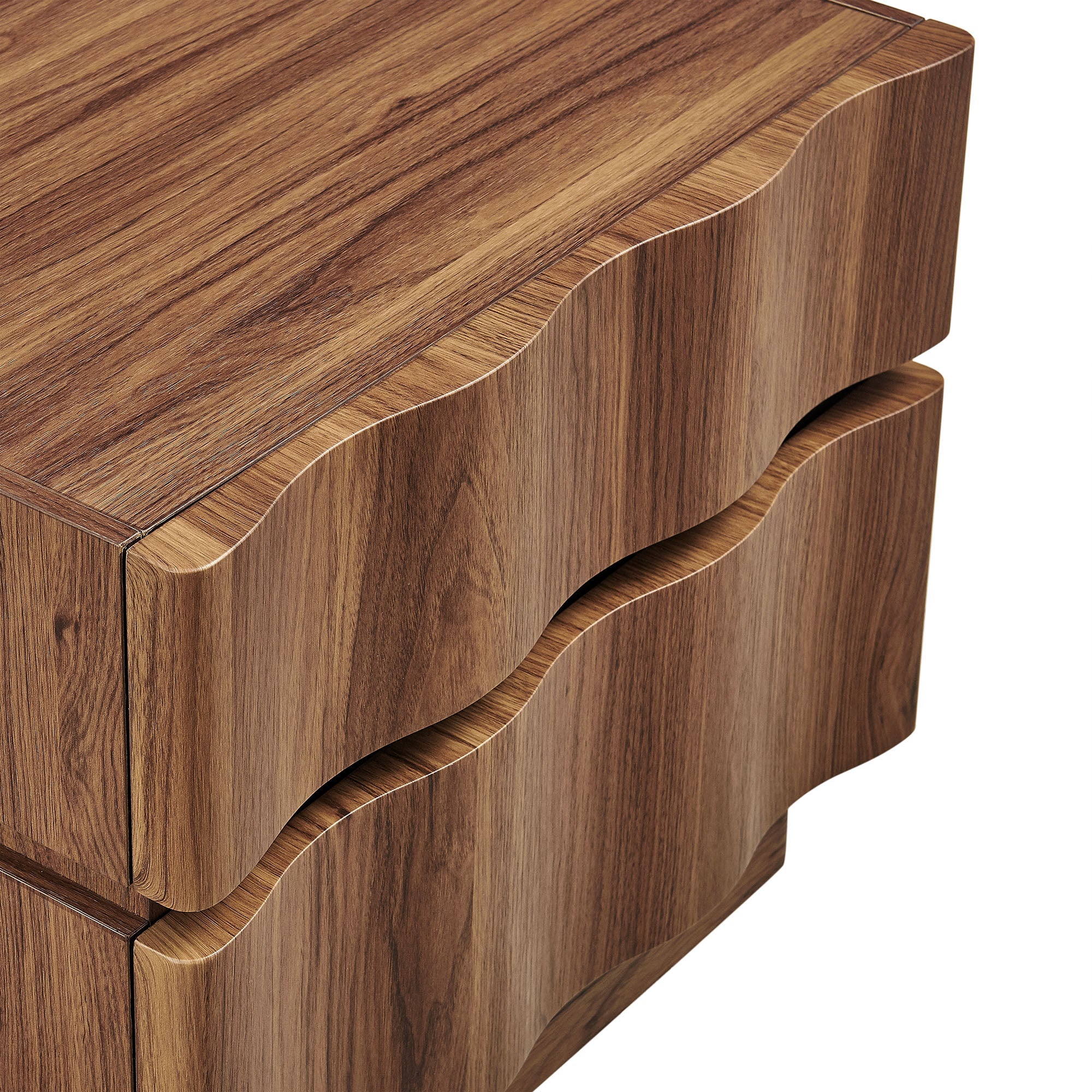 Isola 2 Drawer Nightstand in Light Oak Walnut - Image 17