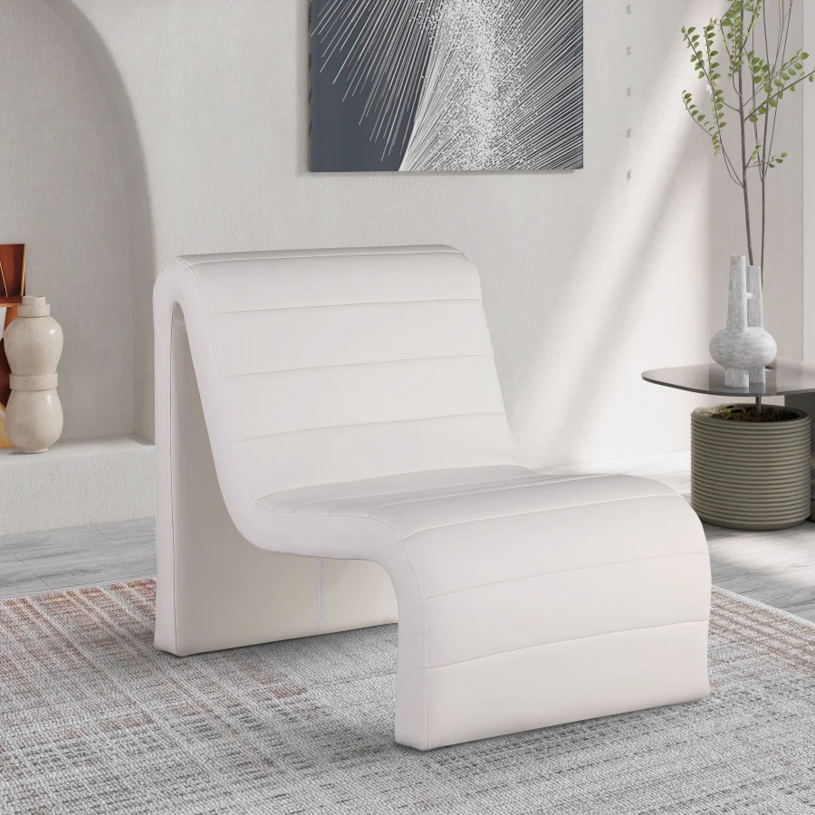 Ivy Vegan Leather Upholstered Accent Chair - Image 10