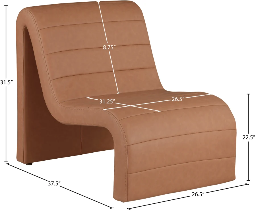 Ivy Vegan Leather Upholstered Accent Chair - Image 33