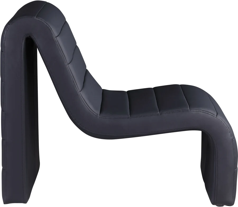 Ivy Vegan Leather Upholstered Accent Chair - Image 4