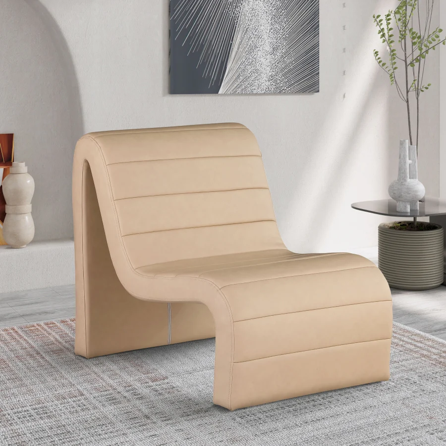 Ivy Vegan Leather Upholstered Accent Chair - Image 45