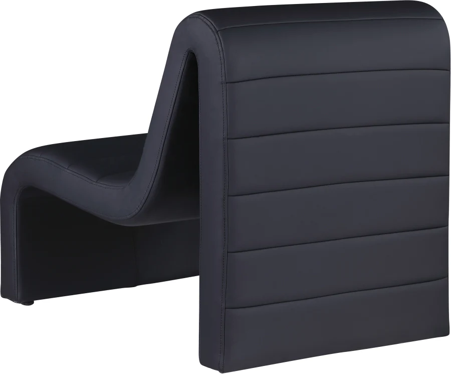 Ivy Vegan Leather Upholstered Accent Chair - Image 6