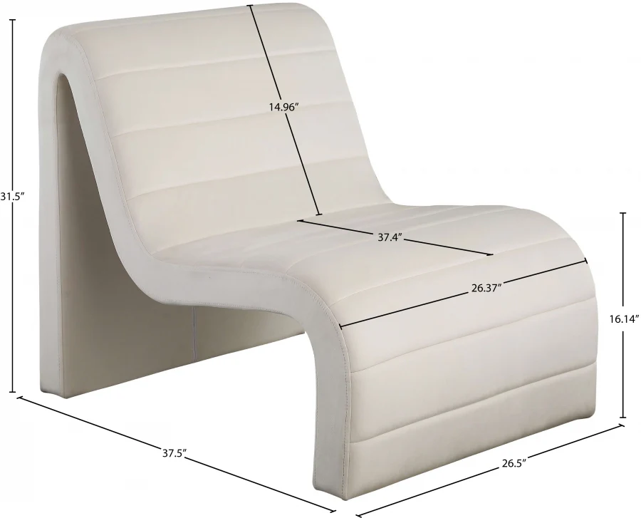 Ivy Velvet Upholstered Accent Chair - Image 17