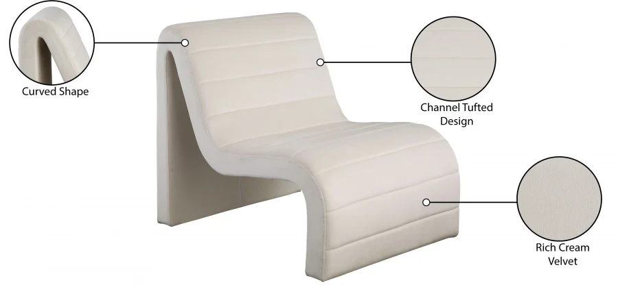 Ivy Velvet Upholstered Accent Chair - Image 18