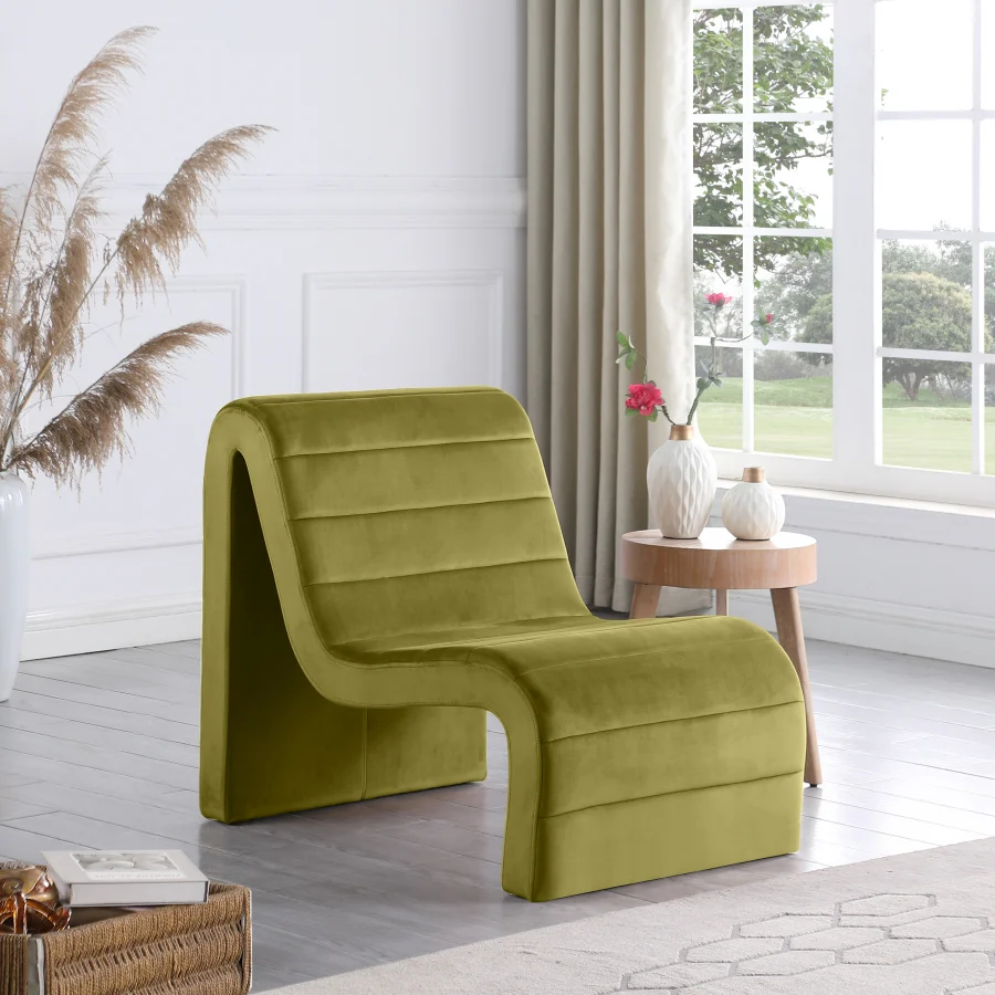 Ivy Velvet Upholstered Accent Chair - Image 20